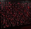 Светодиодный Дождь (2*6м) Красный с флеш-диодом - Гельветика-Урал