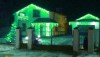 Светодиодная Бахрома (4,8м) Цвет зеленый. Постоянное свечение (без шнура питания) - Гельветика-Урал