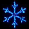 Снежинка LED 400*400мм синяя - Гельветика-Урал