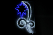 Консоль Звезда в орнаменте (синяя на белом) - Гельветика-Урал