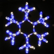 Снежинка LED 430*430мм бело-синяя - Гельветика-Урал