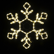 Снежинка LED 790*690мм теплая белая - Гельветика-Урал