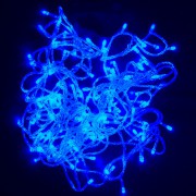 Гирлянда LED-PLS-100 10м, синий/синий флэш (колпачок) Без шнура питания - Гельветика-Урал