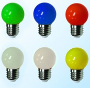 Лампа D45, 0.5W для белт лайта (LED G45-E27-45), Цветная - Гельветика-Урал