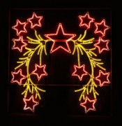  Мотив (Консоль подвесная) Красные Звезды 2х2,1м - Гельветика-Урал