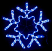 Снежинка LED 560*570мм синяя - Гельветика-Урал