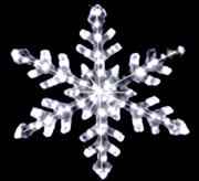 Снежинка LED 580*580мм белая с контроллером - Гельветика-Урал