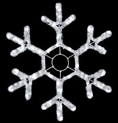 Снежинка LED 520*520мм белая - Гельветика-Урал