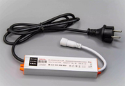 Блок питания для подключения ленты Комета до 5м., 24V, 50W, металл  - Гельветика-Урал