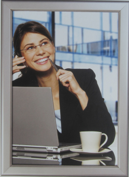 Рамка  антивандальная, клик-профиль, 508*762 мм - Гельветика-Урал