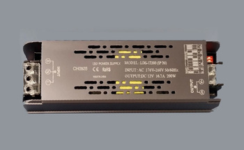 Блок питания 12V, 200W Slim (LP) - Гельветика-Урал