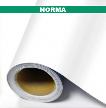 Пленка для печати Norma 80mc (Китай) прозрачная гл. Ширина 1,27м - Гельветика-Урал