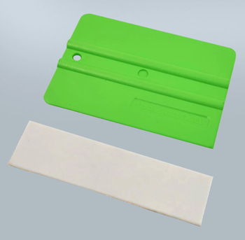 Ракель мягкий зеленый с микрофиброй - Гельветика-Урал